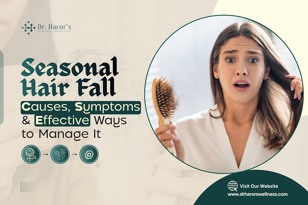Seasonal Hair Fall: Causes, Symptoms & Effective Ways to Manage It